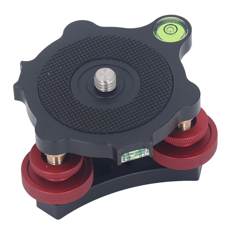 Tripod Head Leveling Base Camera Leveler Aluminum Alloy 3/8 Inch