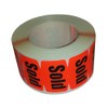 Sold Stickers, Fluorescent Red, 1000