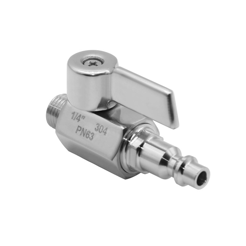 Beduan Air Quick Conect Plug Hose Fittings Ball Valve, Stainless
