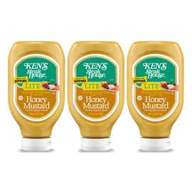 Ken's Steak House Lite Honey Mustard Dressing Honey Mustard, 24 Ounce (Pack of 3)