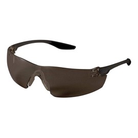 Bullhead Safety Eyewear BH2833 Discus, Black Frosted Temple, Smoke Lens, Clear TPR Nose Piece, Black TPR Temple Ends