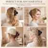 4Pcs Silicone Claw Clips for Women, Soft Flexible Cloud Claw