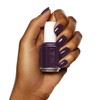 Essie Nail Varnish For Colour-Intensive Nails, No. 48 luxedo, purple,