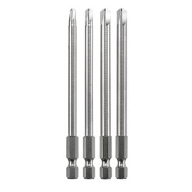 kwb 4-Piece Torque Bit Set 4-10, 100mm Extra Long, Magnetic Screwdriver Set