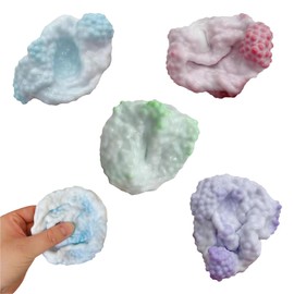 DOOCECIY 4 PCS Taba Squishy Toy, Soft Toys for Stress Relieving