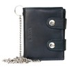 Men's RFID Biker Wallet with 45 cm Long Metal Chain