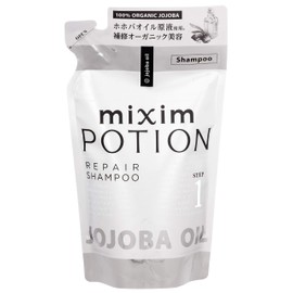 Mixim Potion EX Repair Shampoo Refill "Care for Hair Damage with Organic Ingredients and Serum Ingredients" 11.8 fl oz (350 ml)