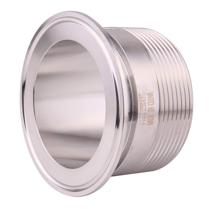 DERNORD 3'' Tri clamp Adapter to 3 inch MNPT Thread