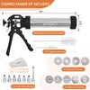 Churro Maker Machine, 21-Piece Stainless Steel Churro Gun Kit, Churros