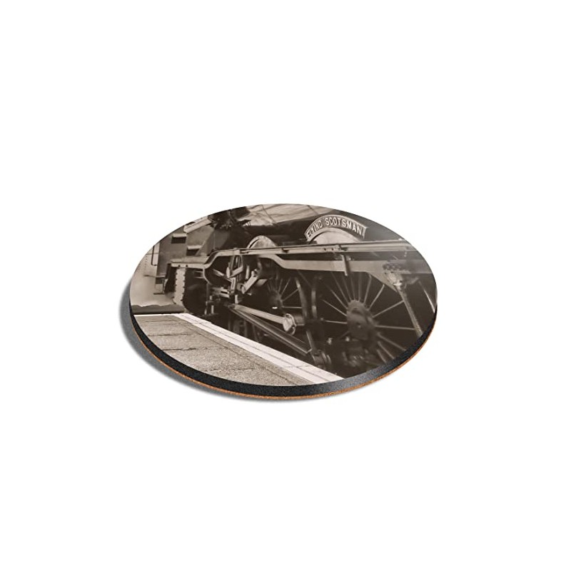 1 x Round Coaster - The Flying Scotsman Steam Train