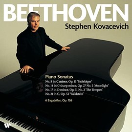 Beethoven: Piano Sonatas Nos. 8 14 17 & 21 Bagatelles Op. 126 by Stephen Kovacevich [Vinyl]