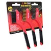 3 PIECE PLUG / COMPONENT BRUSH SET WITH EXTRA SMALL