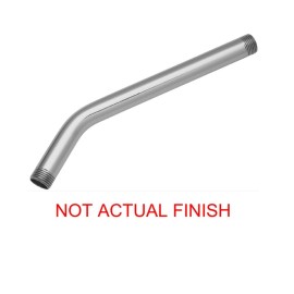 California Faucets 9104-CB 8" Brass Shower Arm Modern CARBON New!