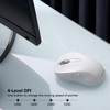 Wireless Bluetooth Mouse Rechargeable,USB+BT×2,Multi Device Quiet Ergo Computer Mouse,Metal 4-Way
