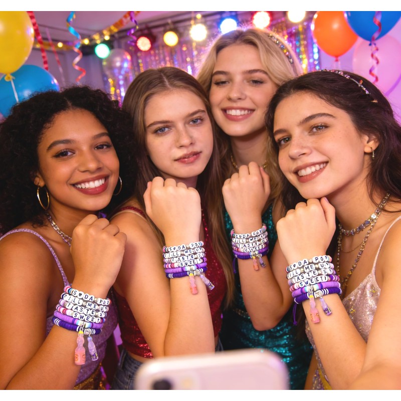 Sheliky Friendship Bracelets Clay Bead Bracelet Birthday Holidays BFF Gifts