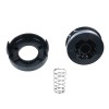 Manufacture-Factory New Trimmer Line Cap Spring Replacement Spool For Black