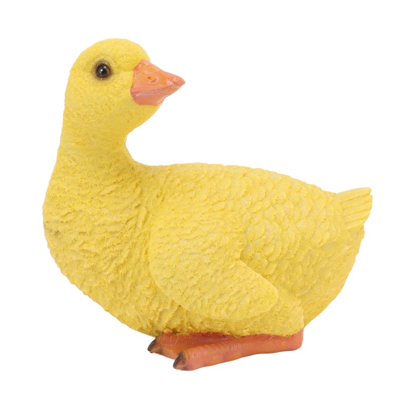 Duck Ornament Resin Weather Resistant Cute Vivid Expression Duck Statues