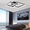Gdrasuya10 Modern LED Ceiling Light, Flush Mount 78W Geometric Square