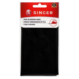 SINGER Iron-On Mending Fabric – Black – 7in x 16in