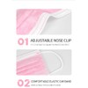 iCOOLIO Mouth and Nose Protection, Disposable Face Masks, Pack of