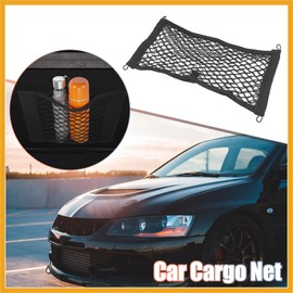 Partuto Large Cargo Net for Car Trunk RV Boats Storage Mesh Pocket Net Set Replacement