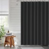 Funria EVA Shower Curtain Waterproof Bathroom Curtains with 8 Hooks