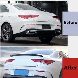 MUTUSAISI Gloss Black Rear Trunk Lip Spoiler Wing Fit for Mercedes CLA C118 CLA250 CLA35-AMG CLA45-AMG 2020 2021 2022 2023 2024 2025 Accessories