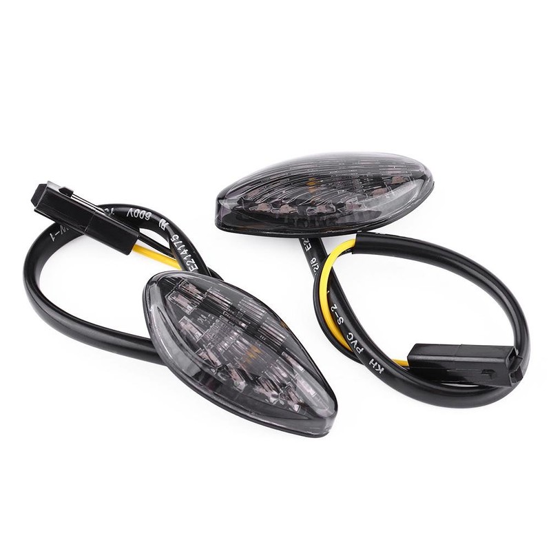 KIMISS 1 Pair Motorcycle Turn Signal, Motorcycle Flash LED Turn