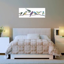 Fine Art Canvas Colorful Spot Canvas Wall Decor by Artist Carol Robinson for Living Room, Bedroom, Bathroom, Kitchen, Office, Bar, Dining & Guest Room - Ready to Hang - 50 in x 18 in