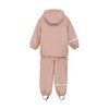 Celavi Girls' Basic PU Rainwear Set, Misty Rose