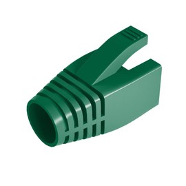 50 Pieces Cat6 Cat6A Cat7 Strain Relief Boot, RJ45 Plug Connector Cover Modular Network Plug Connector Cap Connector Boots, Green