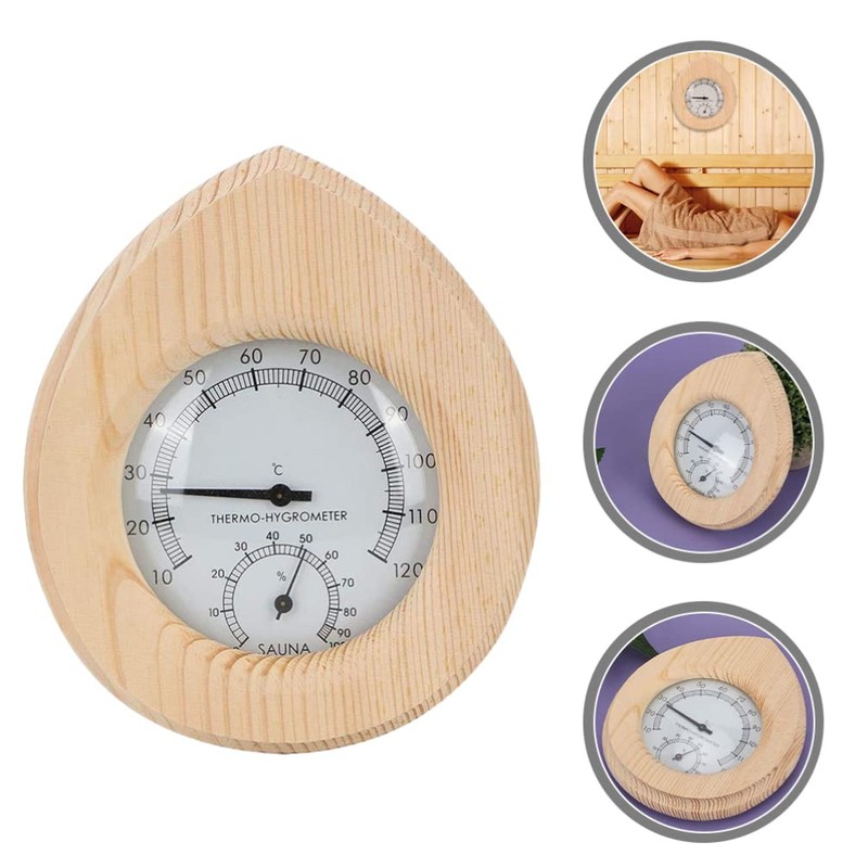 BESPORTBLE Indoor Temperature Gauge Room Temperature Meter Wall Thermometer Thermohygrometer