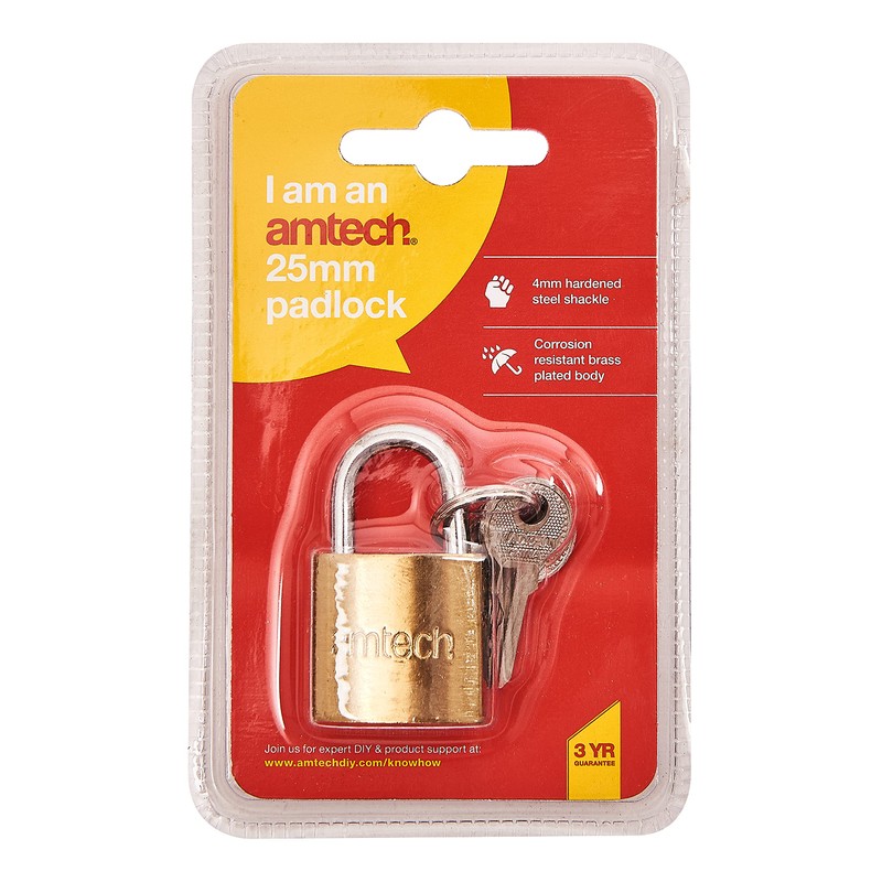 Amtech XXSEL25 25mm Padlock