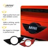 DeChrome Front & Rear Glossy Black Emblem Badge Cover Compatible