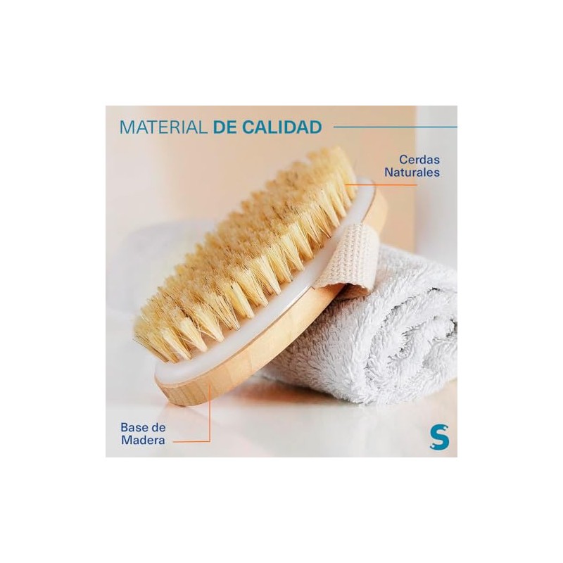 SOVICO - Cepillos Corporales Ovalados - Materiales de Alta Calidad