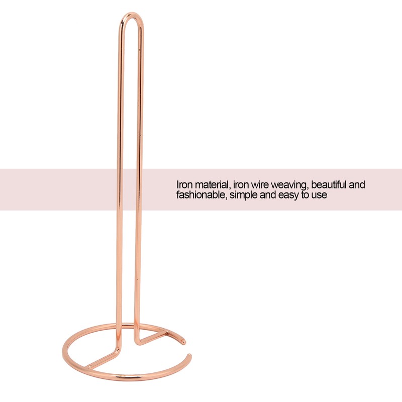 Wrought Iron Tissue Holder Smoother Surfaces Simple 1 Piece Molding