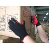 ATOM Comfort Rubber Backless Gloves, Large, 157 Red