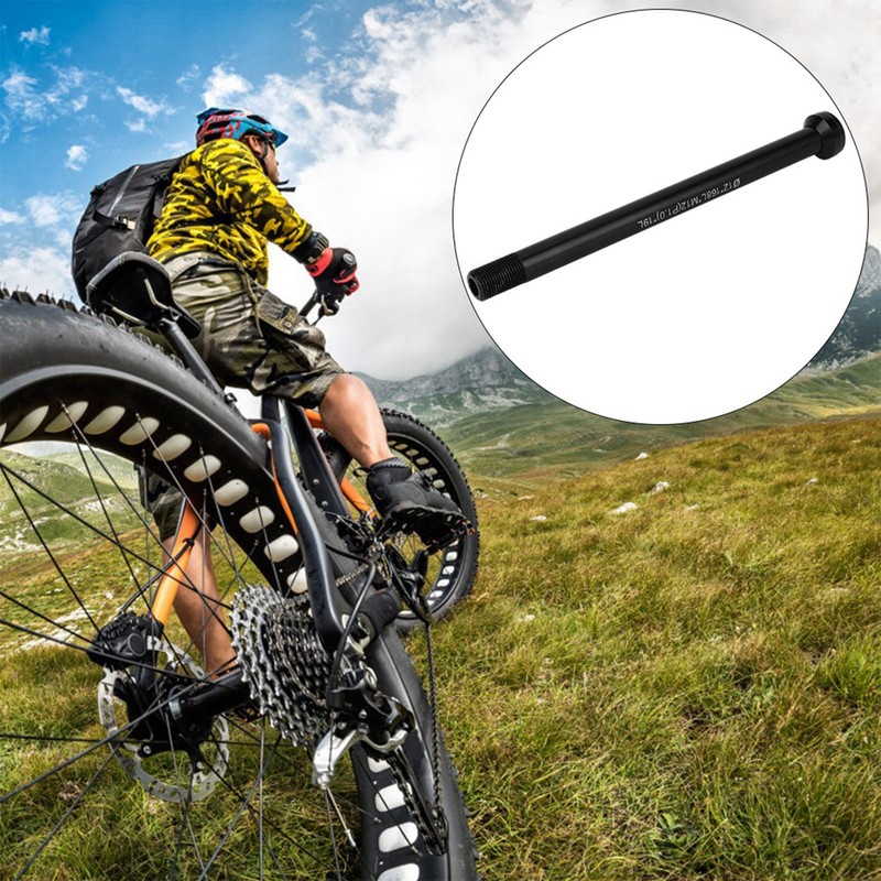 Bicycle Rear Fork Thru Axle Skewer Bike Repair Replacement for