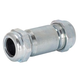 Eastman 4-1/8 Inch Long Pattern Compression Coupling, 3/4 Inch IPS, Galvanized Steel, 20564