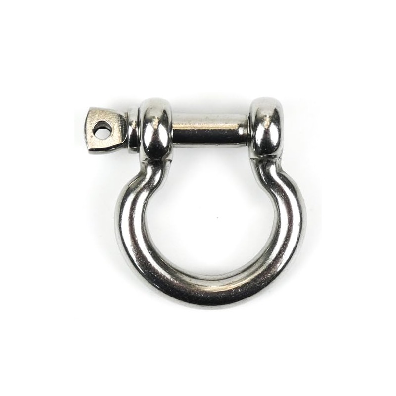 DAUMLINK® 2 round shackles, curved, material stainless steel A4 /