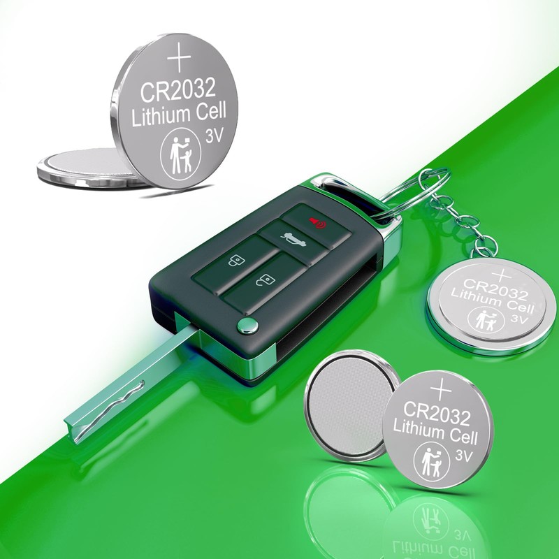 DURNERGY CR2032 Batteries 5 Pack, 2032 Battery CR2032 Lithium 3V