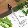 Piranha Spiral Cutter for Potatoes, Stainless Steel Spiral Cutter for