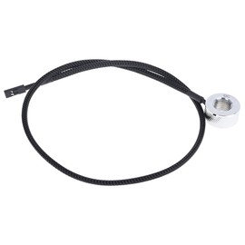 Alphacool 17362 Eiszapfen Temperature Sensor G1/4 IG/IG with AG Adapter - Chrome Water Cooling Monitoring