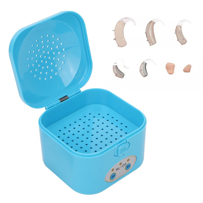 Hearing Amplifier Dryer Dehumidifier Electronic Automatic USB Blue Timer Hearing