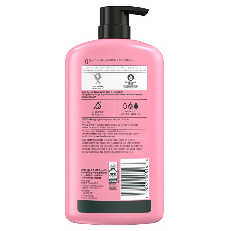 Herbal Essences Conditioner, Rose Hips- Smooth Collection, Shiny Hair with