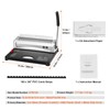 Happybuy Comb Binding Machine, 21-Hole Binder for 450 Sheets, Includes