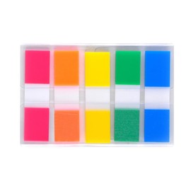 Pack of 1 Classification Labels, Folder Labels, Timetable Planner, School Stickers, Tabs, Fluorescent Film, Classification Stickers, Index for Office, Home, School (Type A)