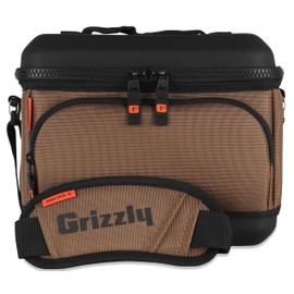 Grizzly Drifter 6-Pack | Flip-top Soft Cooler Bag | Ice Chest for Beach Boat Camping Car Fishing Golf Hiking Hunting Lunch Picnic | Lightweight Portable Insulated Waterproof | Tan
