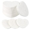 50 esponjas faciales comprimidas, 100% natural de celulosa esponjas profesionales