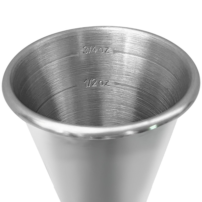 Delgeo Stainless Steel Cocktail Jigger (1oz/2oz without graduation)